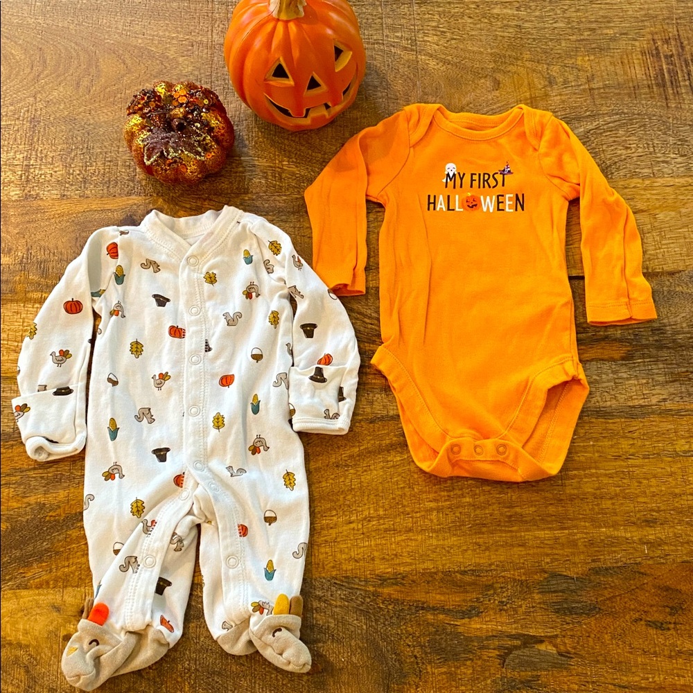 BUNDLE of My First Halloween and Thanksgiving Set 🎃